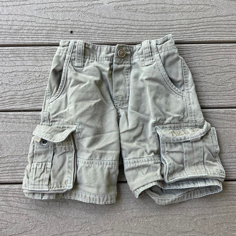Oshkosh 4 Toddler‎ Cargo Shorts Tan Pull On Cotton